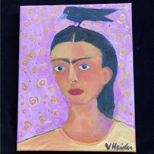 “Companions2”Original Acrylic Painting 14”x11” on Canvas